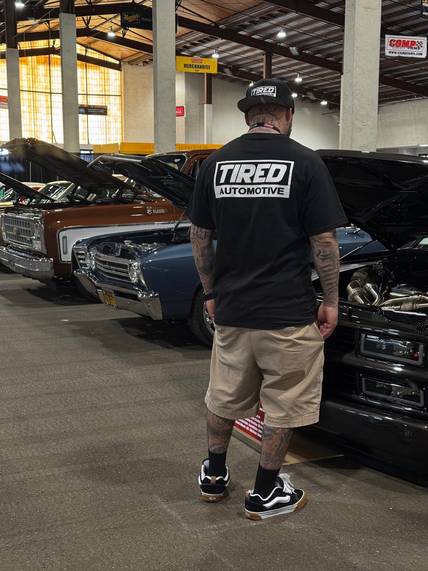 TIRED AUTOMOTIVE OG LOGO T SHIRT