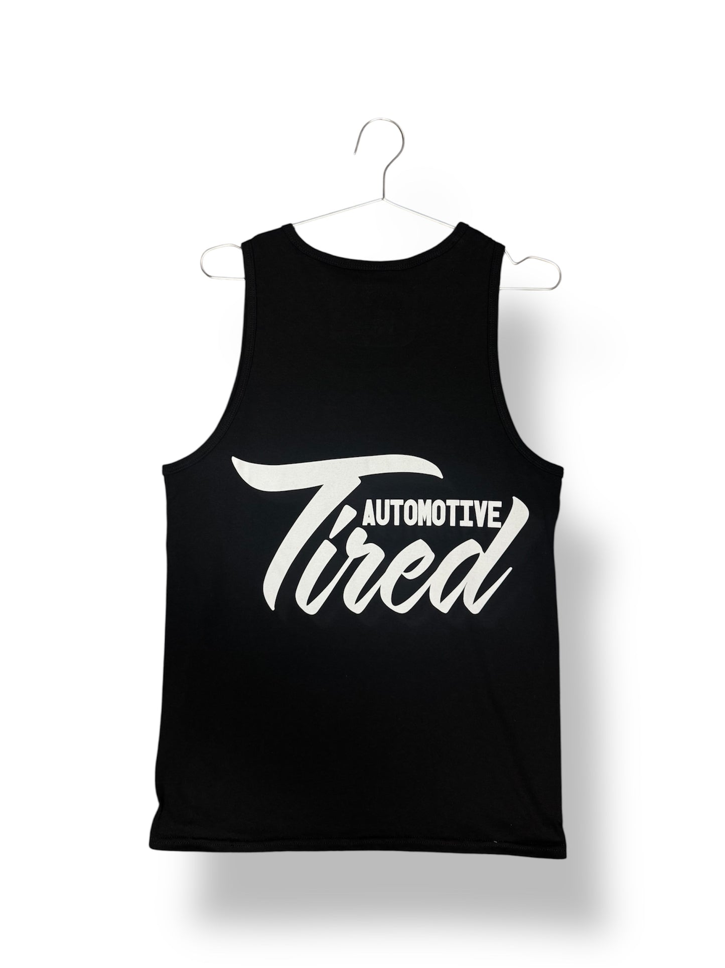 Tired Automotive Cursive Logo Tank