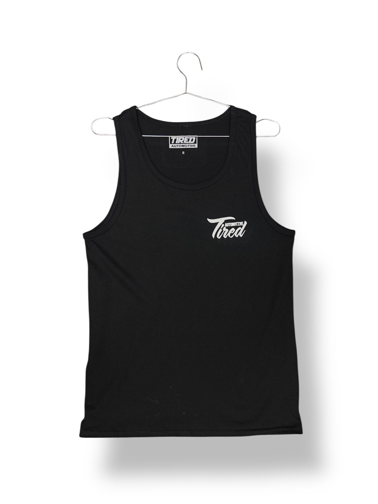 Tired Automotive Cursive Logo Tank