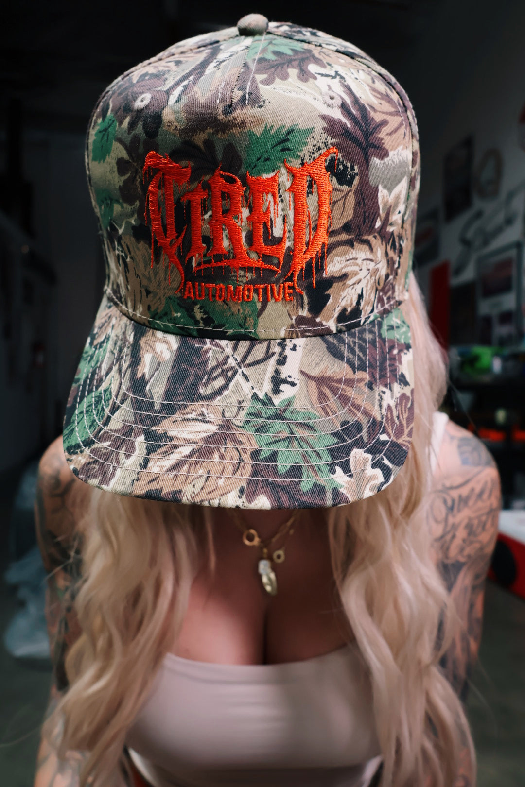 Tired Metal Camo Hat