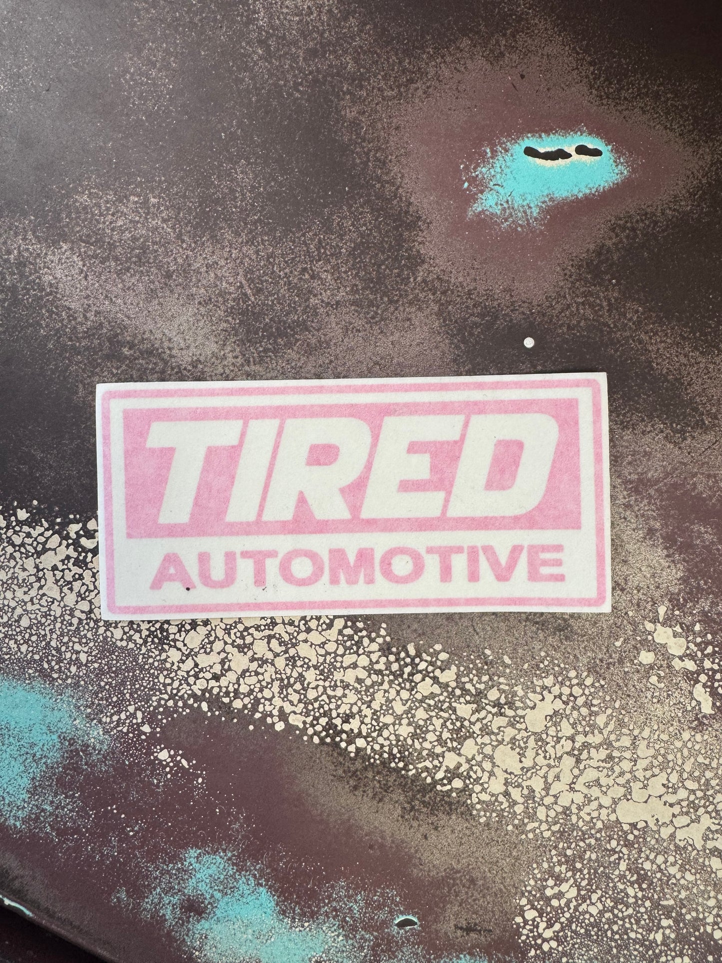 TIRED AUTOMOTIVE Heavy Duty Decal