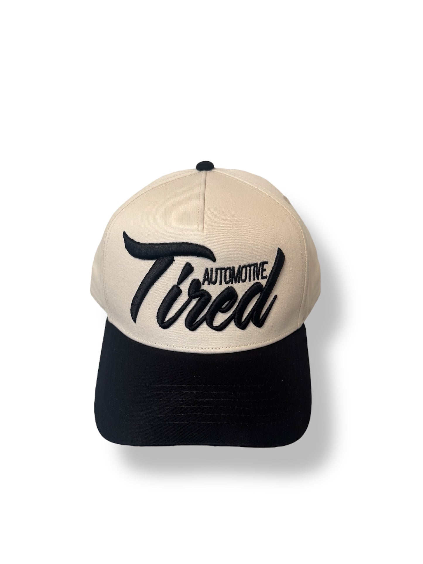 Tired Automotive Puff Stitch Baseball Hat