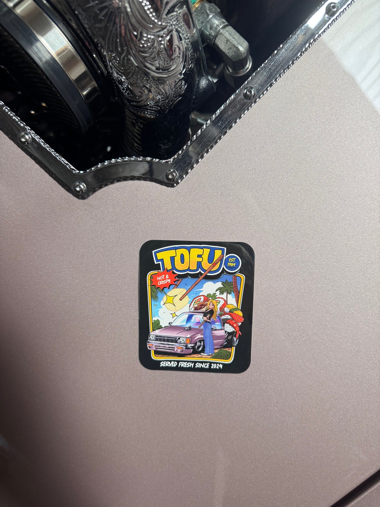 HOT & CRISPY TOFU Sticker