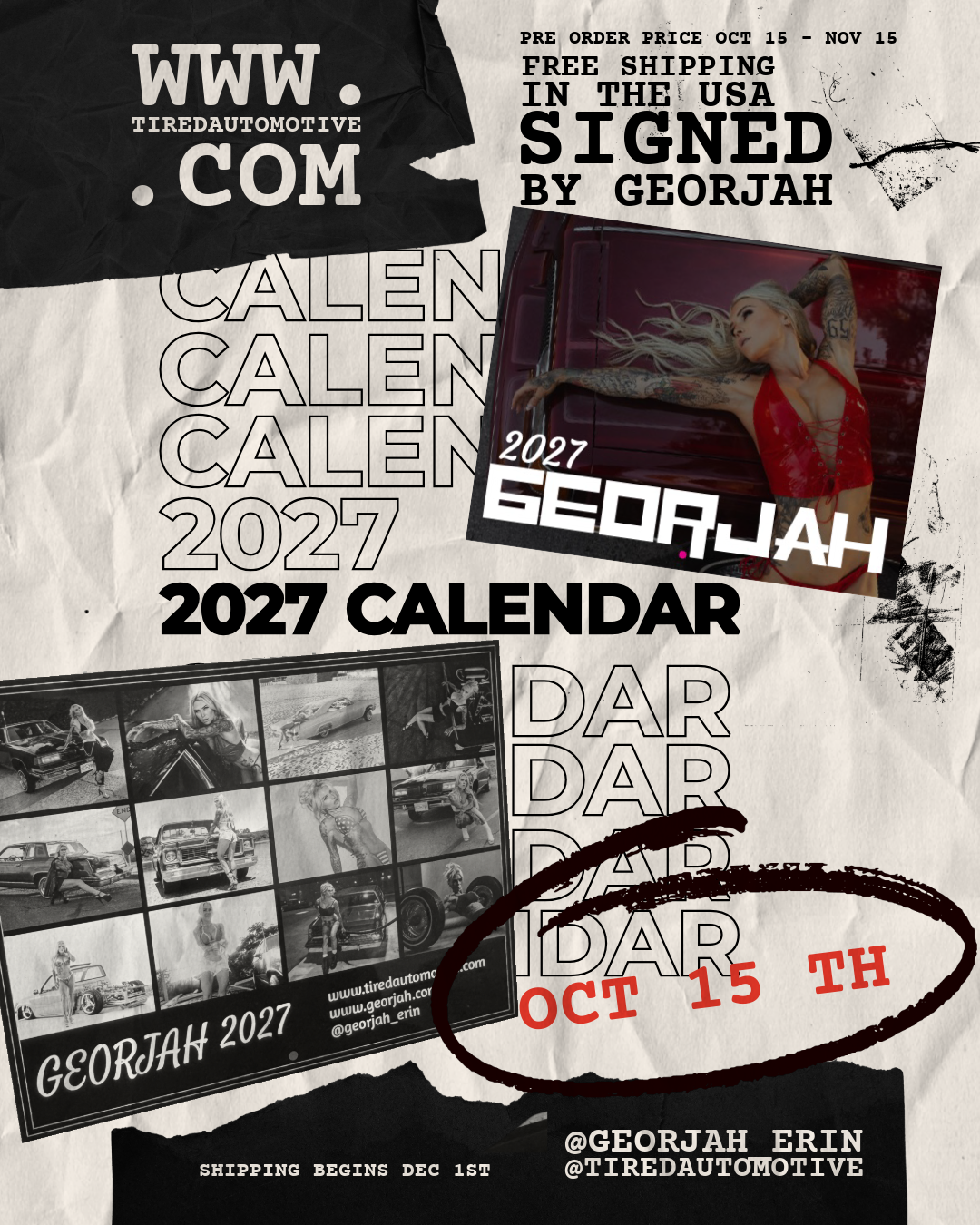 GEORJAH 2027 CALENDAR
