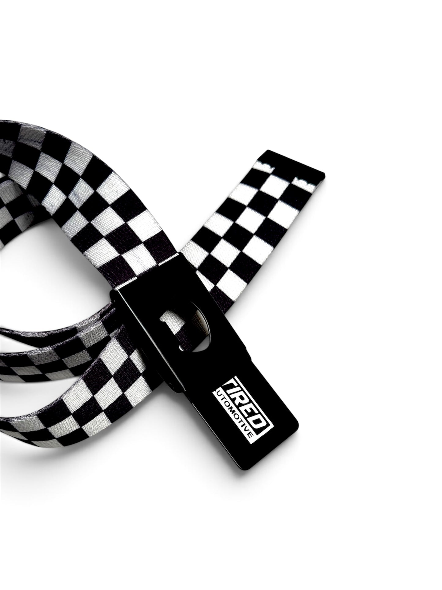 Tired Automotive Checkered Belt