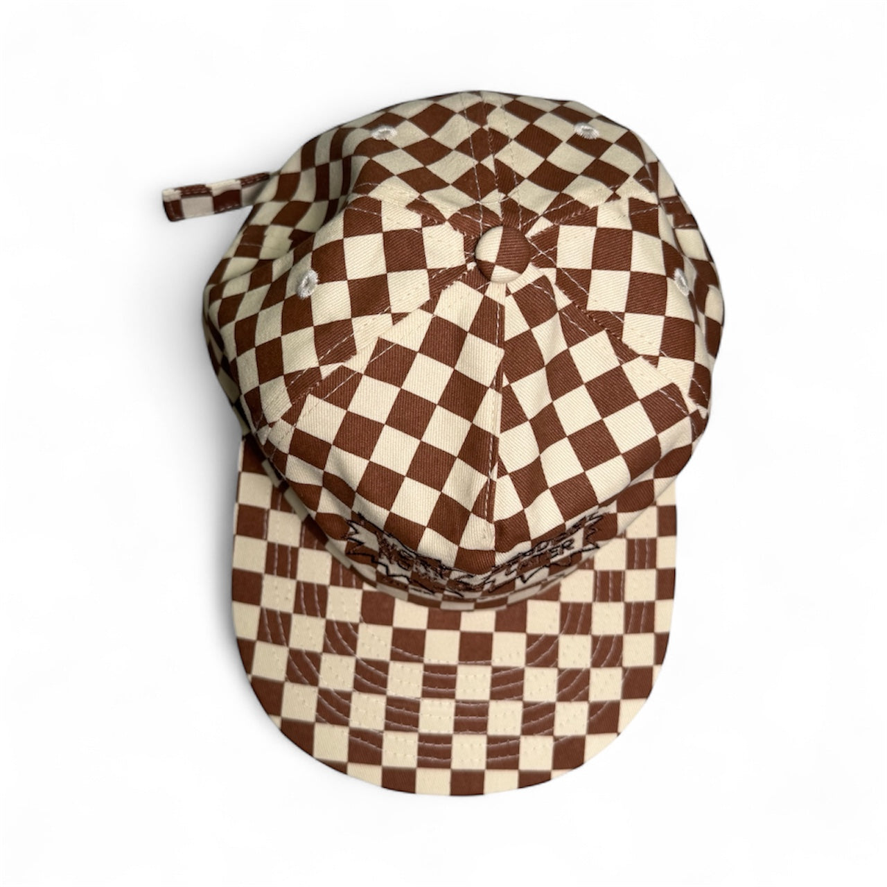 Work Now Cruise Later Checker Hat