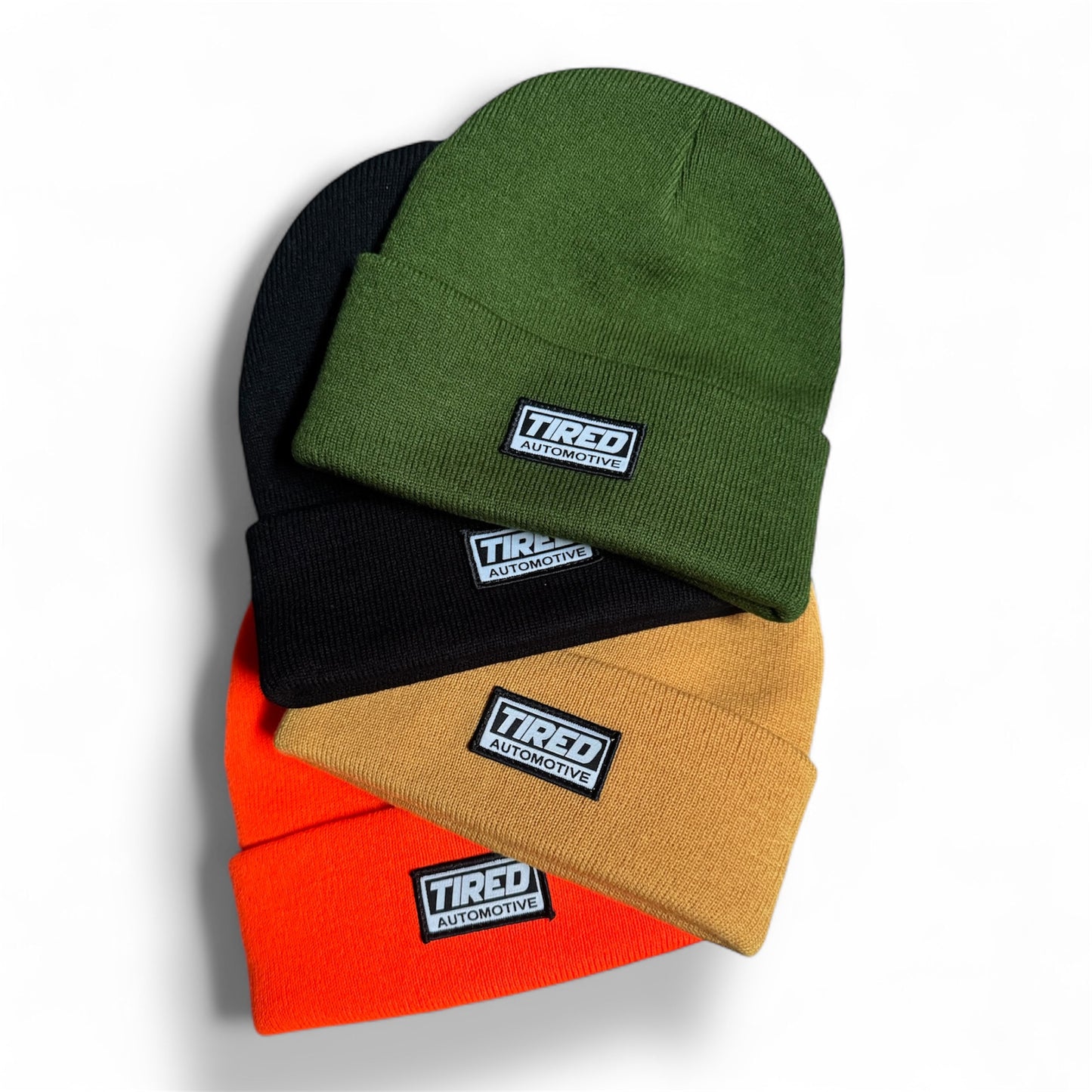 Tired Small Logo Beanie