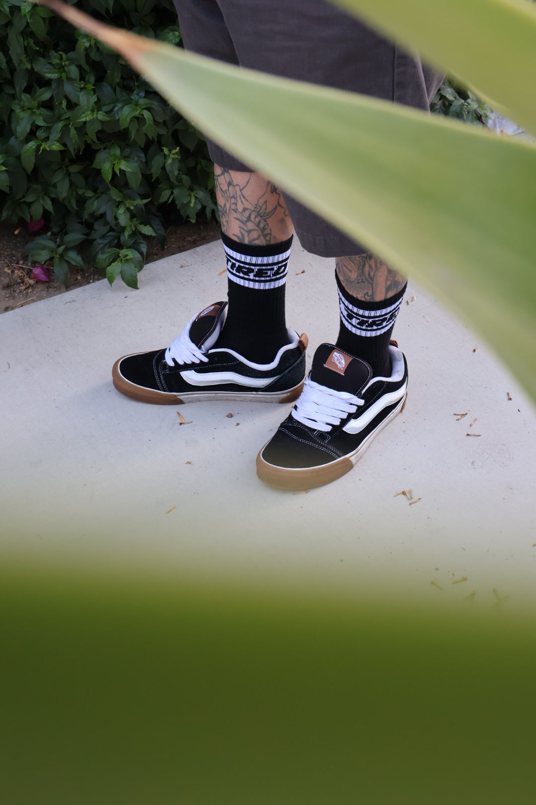 Tired Automotive Socks Black
