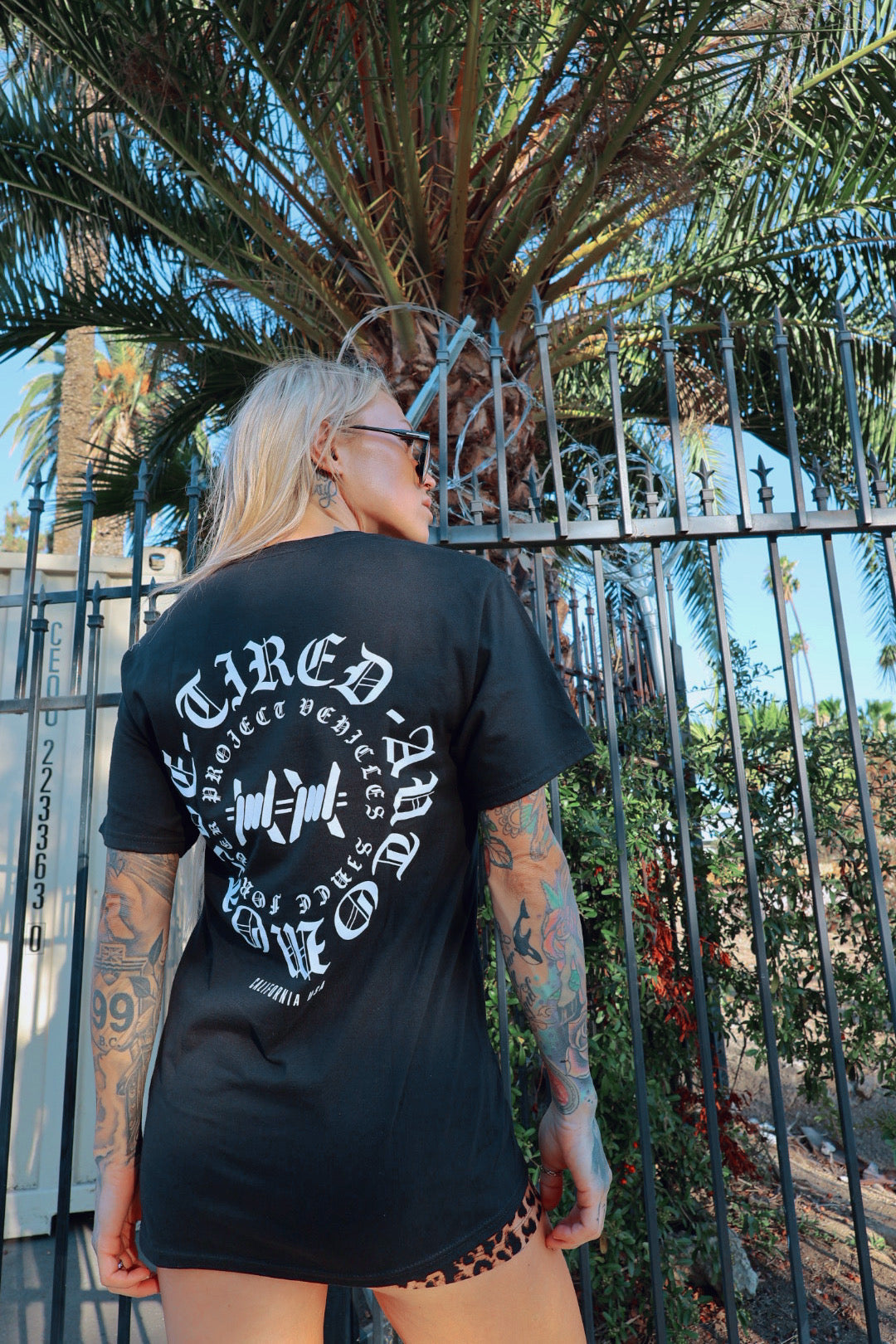 Tired Automotive Barbwire T Shirt
