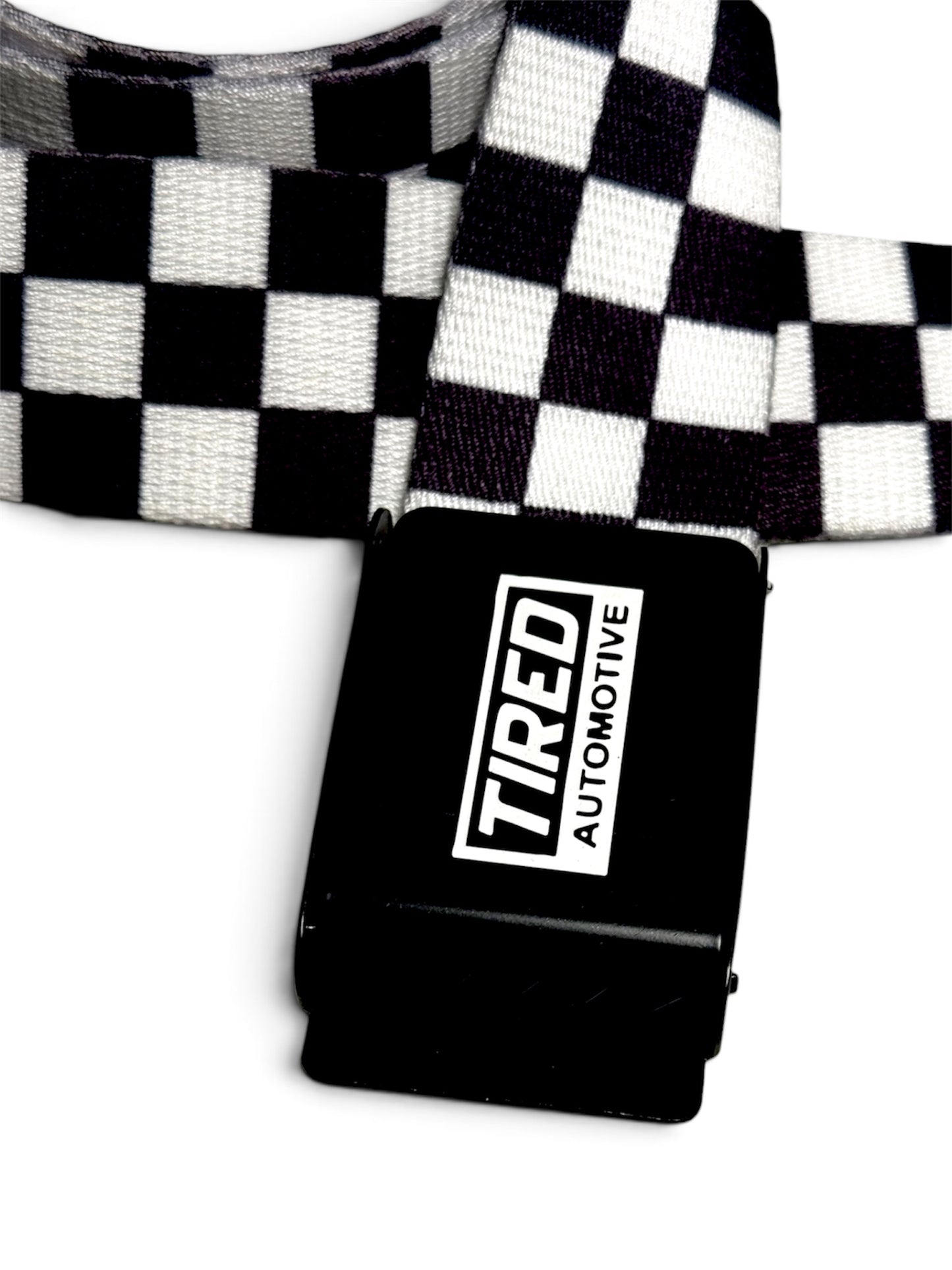 Tired Automotive Checkered Belt