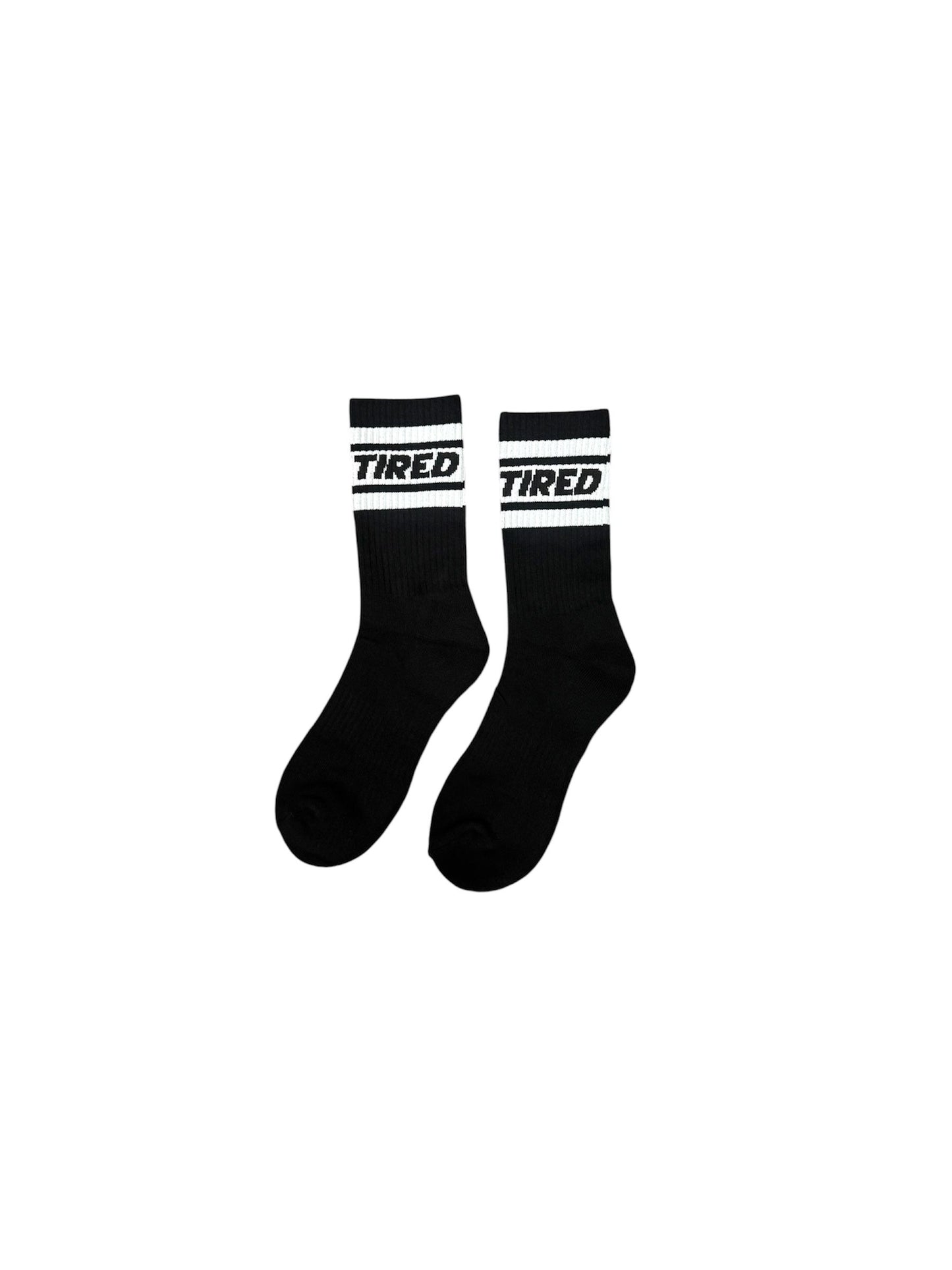 Tired Automotive Socks Black